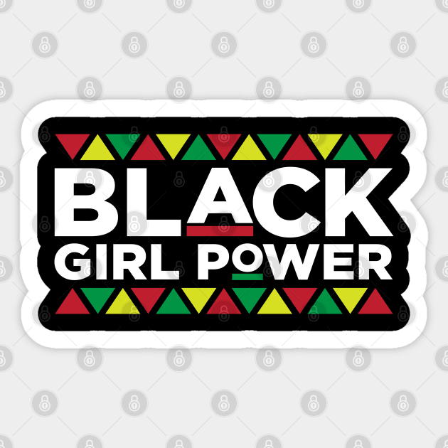 Black Girl Power, Black Queen, Black Woman, Black Women, African American, Black Lives Matter, Black Pride Sticker by UrbanLifeApparel